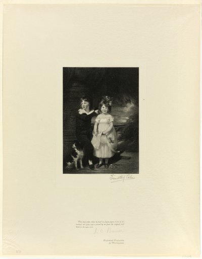 Brother and Sister, from Old English Masters by Timothy Cole
