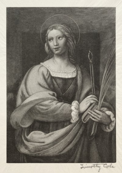 Old Italian Masters: St. Apollonia by Timothy Cole