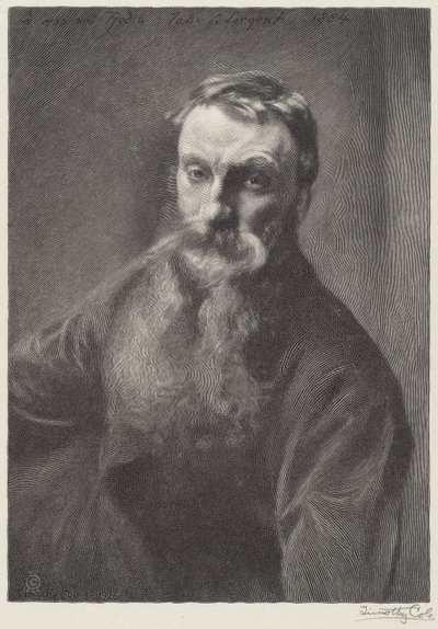 Rodin by Timothy Cole after John Singer Sargent