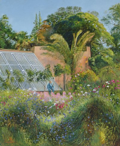 Cornflower Waves at Heligan by Timothy Easton