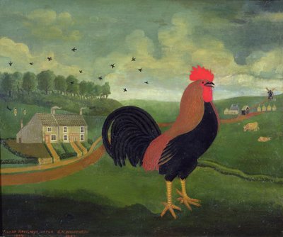 The Cock (after G. N. Whitehead) by Tirzah Ravilious