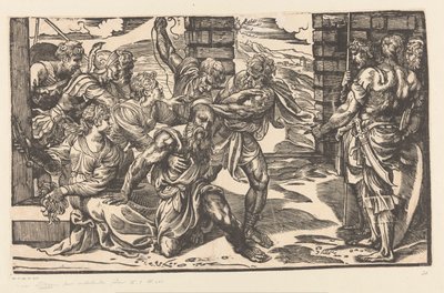 Samson Fights with Philistine Soldiers by Titiaan