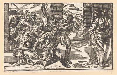 Samson Fighting Philistine Soldiers by Titiaan