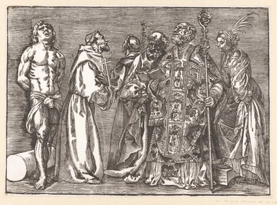 Six Standing Saints by Titiaan