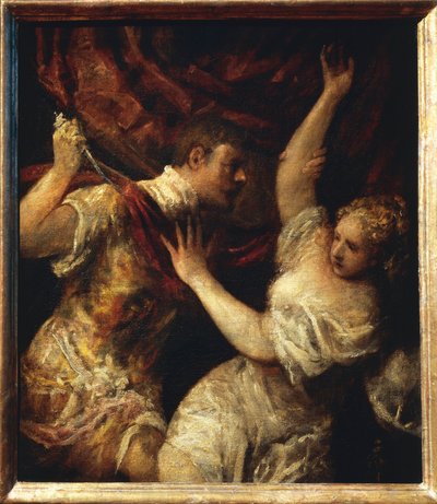 Tarquinius and Lucretia by Titian (c.1488 1576)