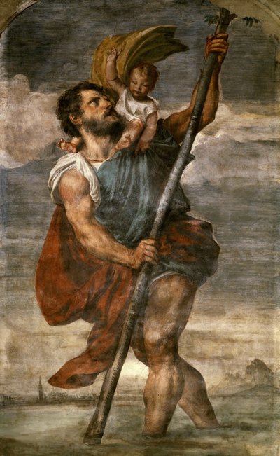 Saint Christopher by Titian (c.1488 1576)