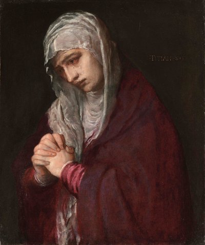 The Mater Dolorosa by Tiziano Vecelli