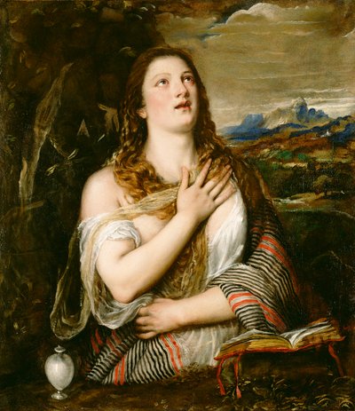 The Penitent Magdalene by Tiziano Vecelli