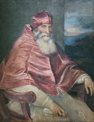 Portrait of Pope Paul III by Titian (c.1488 1576)