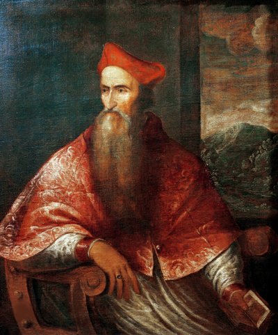 Portrait of Cardinal Pietro Bembo, 1545-1546 by Titian