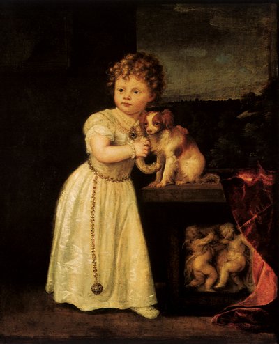 Portrait of Clarissa Strozzi, 1542 by Tiziano Vecelli