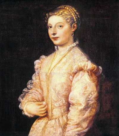 Portrait of Lavinia Vecellio by Tiziano Vecelli