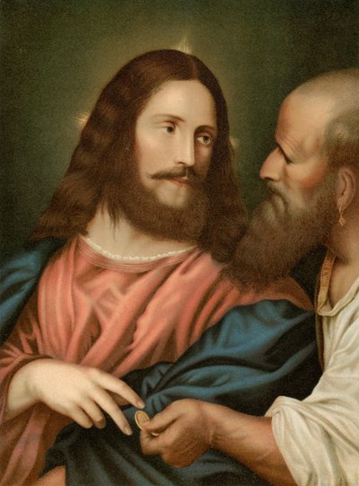 The Tribute Money by Tiziano Vecelli