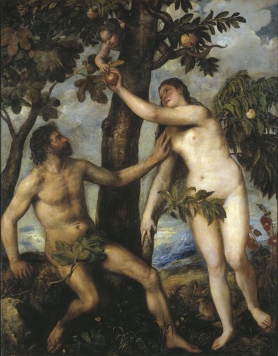 Adam and Eve by Tiziano Vecelli