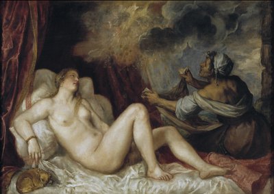 Danae, 1553 by Tiziano Vecelli