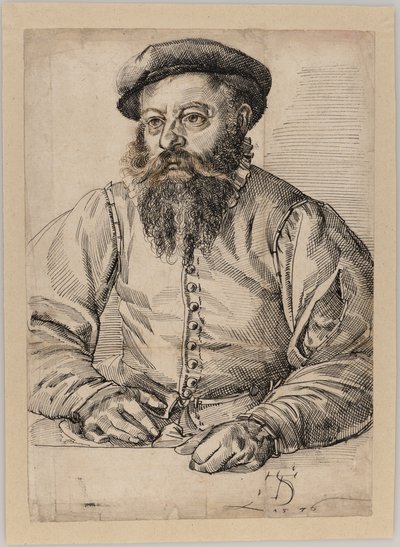 Portrait of a Bearded Man by Tobias Stimmer
