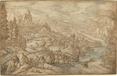 River Landscape by Tobias Verhaecht