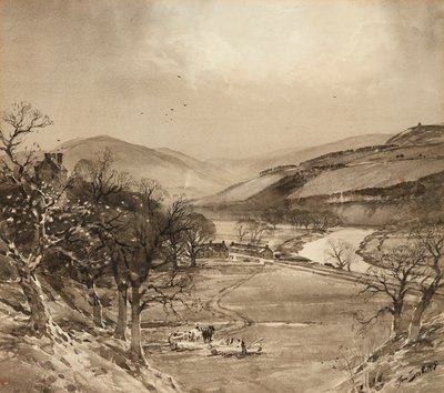 The Ettrick Valley Near Selkirk by Tom Scott