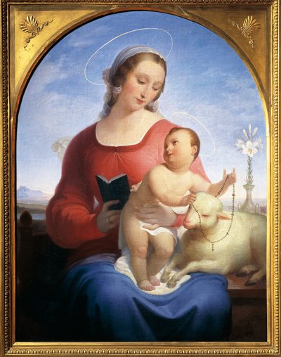 Our Lady of the Rosary by Tommaso Minardi