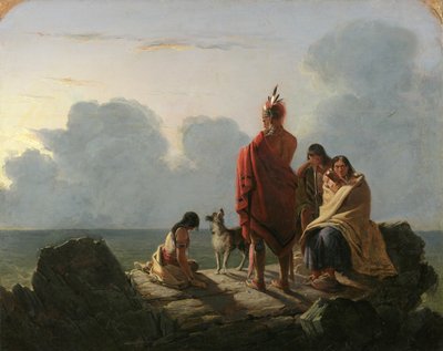 The Last of the Race, 1847 by Tompkins Harrison Matteson