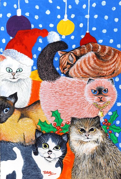 Christmas Cats by Tony Todd