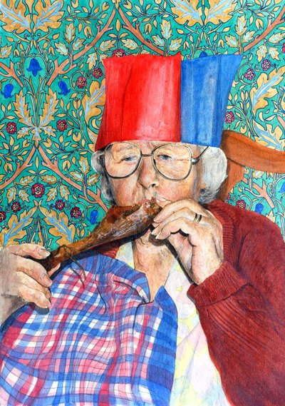 Granny Eats the Christmas Goose Leg by Tony Todd