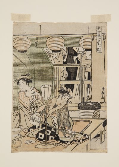 (colour woodblock print) by Torii Kiyonaga