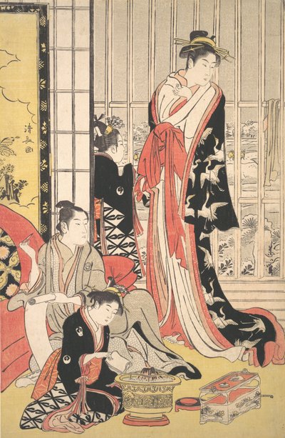 Interior Scene, ca. 1788 by Torii Kiyonaga