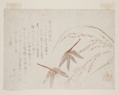 Dragonflies by Toyota Hokkei