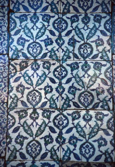 Panel of Ottoman Tiles by Turkish School