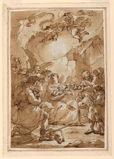 Adoration of the Shepherds by Ubaldo Gandolfi
