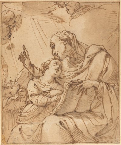 The Education of the Virgin by Ubaldo Gandolfi