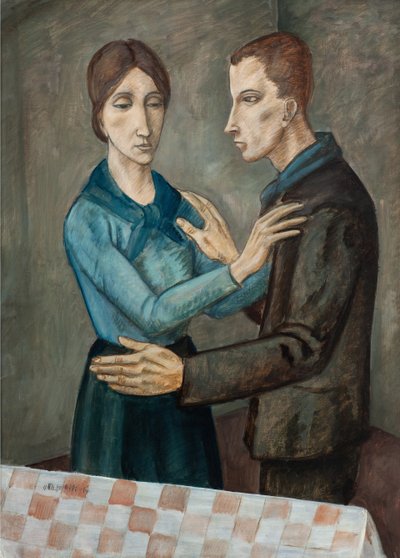 The Engaged Couple (The Farewell) by Ubaldo Oppi