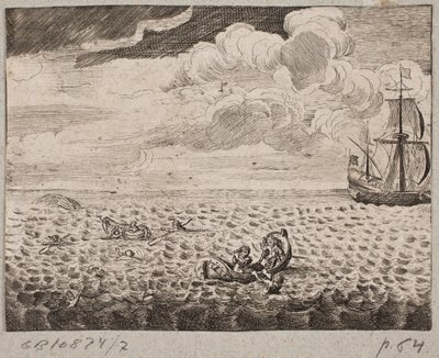 Rescue of Shipwrecked by Ubekendt