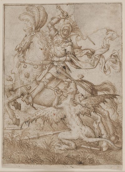 Saint George Killing the Dragon by Ubekendt