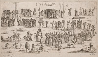 A Muscovite Procession by Ubekendt