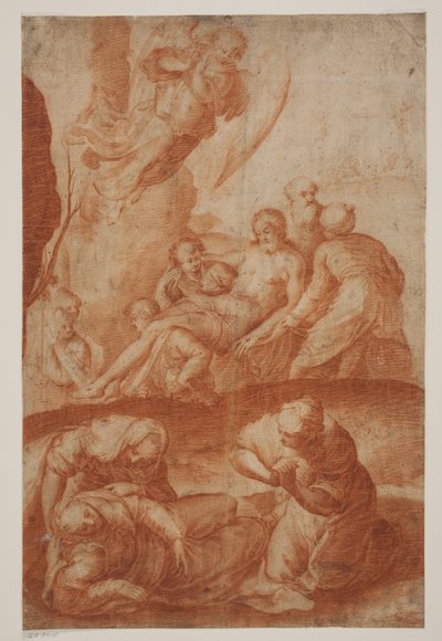 The Entombment by Ubekendt Ubekendt