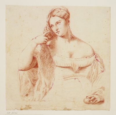 Young Woman at Her Toilet by Ubekendt Ubekendt