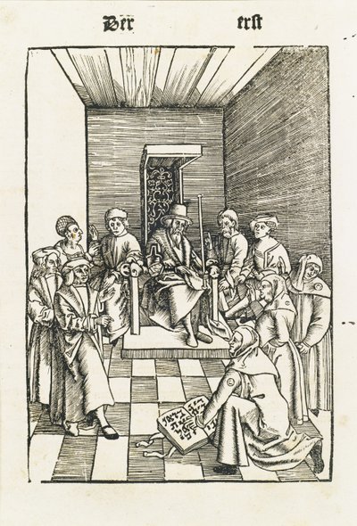 Jewish Oath from the Laienspiegel, Augsburg by Ulrich Tengler