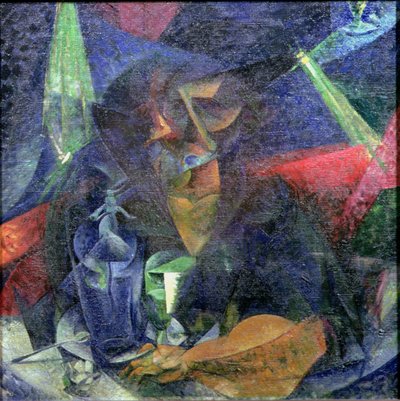 Composition with Figure of a Woman by Umberto Boccioni