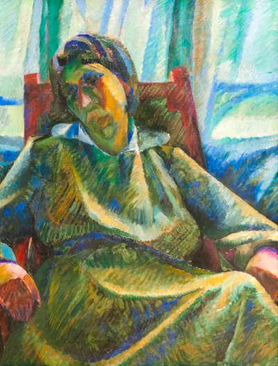 Plastic Synthesis - Seated Person by Umberto Boccioni