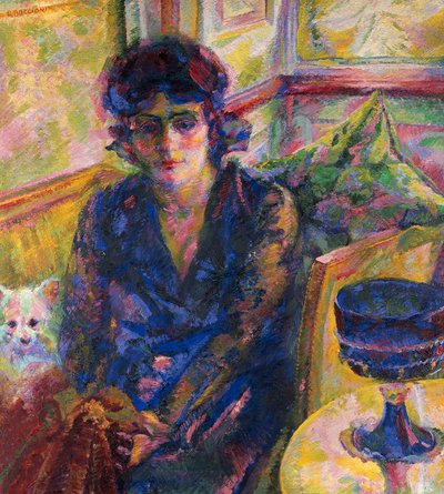 Portrait of Mrs Cragnolini Fanna by Umberto Boccioni