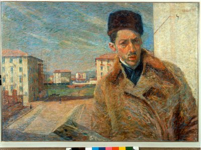 Self-portrait by Umberto Boccioni