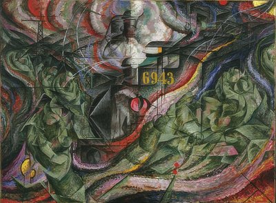 States of Mind I: The Farewells. 1911 by Umberto Boccioni