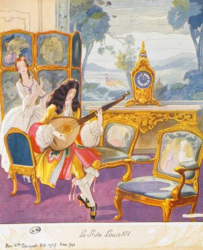The Style of Louis XIV by Umberto Brunelleschi