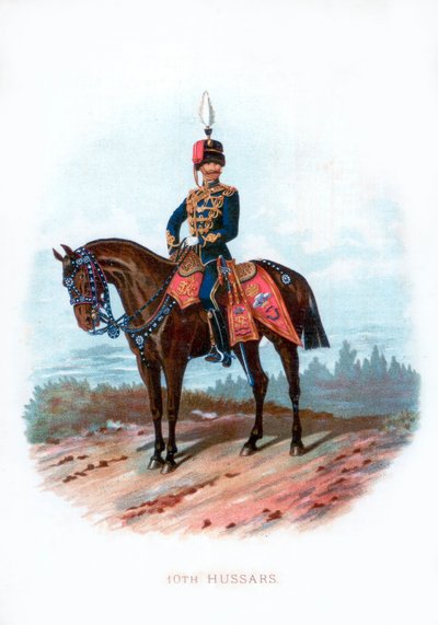 10th Hussars, 1889 by Unbekannt