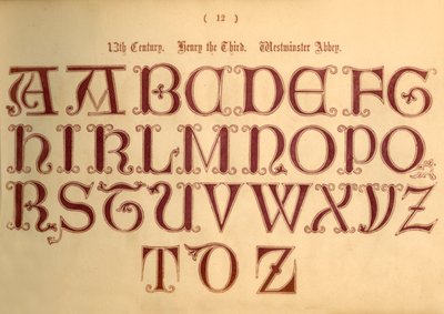 13th Century. Henry the Third. Westminster Abbey, 1862 by Unbekannt