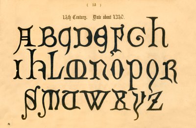 14th Century. Date about 1340 by Unbekannt
