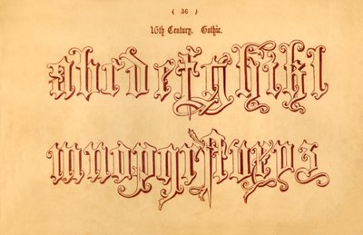 16th Century Gothic, 1862 by Unbekannt