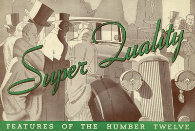 1934 Humber Twelve Sales Brochure by Unbekannt